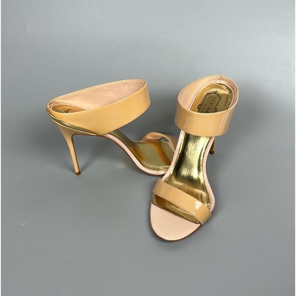 Ted Baker Chablise Nude Slip On Stiletto Patent Leather Sandals size 40 US 9 - Picture 3 of 14